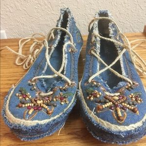 NWOT. Bamboo Blue Shoes. Size tag removed.